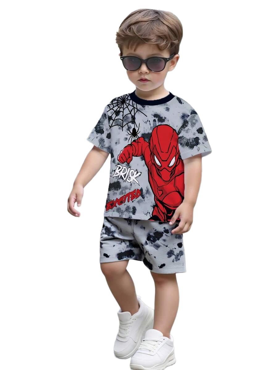 KOMPLET CHŁOPIĘCY Z NADRUKIEM SPIDER MAN