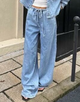 NIEBIESKIE SPODNIE JEANS