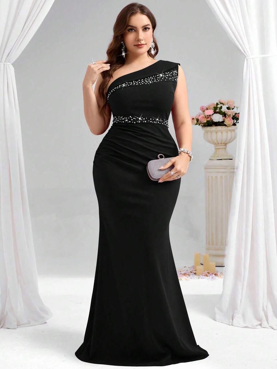 czarna sukienka maxi