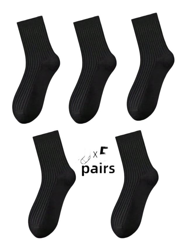 CZARNE SKARPETY 5-PACK