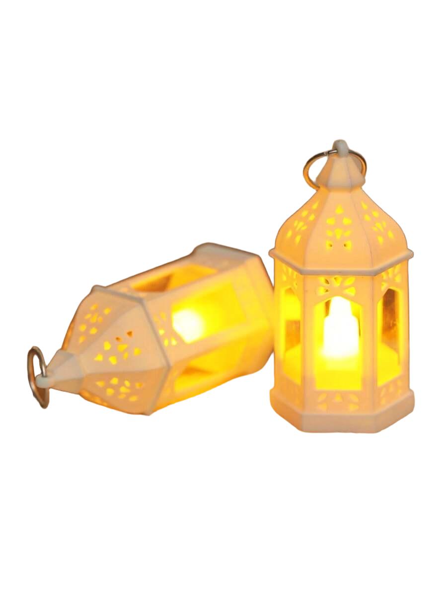 biały lampion 2-pack