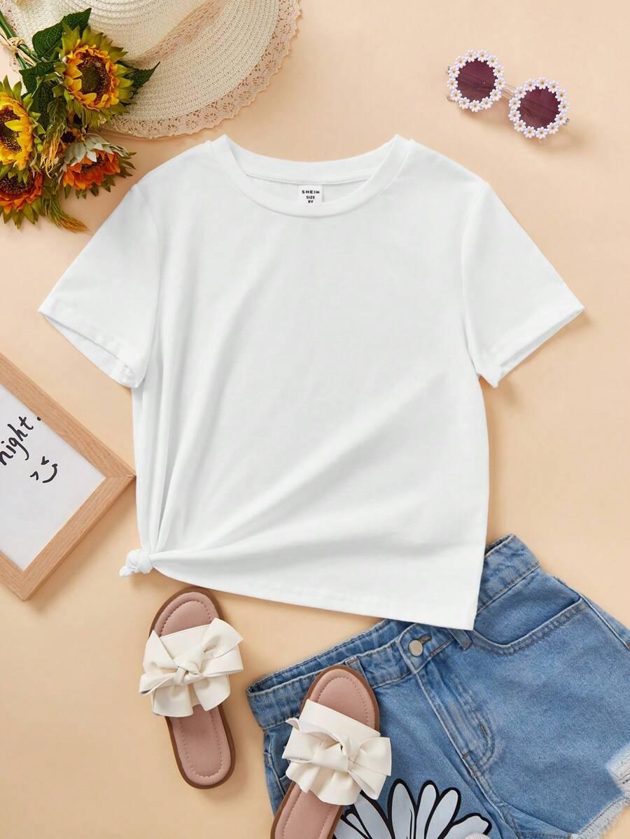 BIAŁY T-SHIRT BASIC
