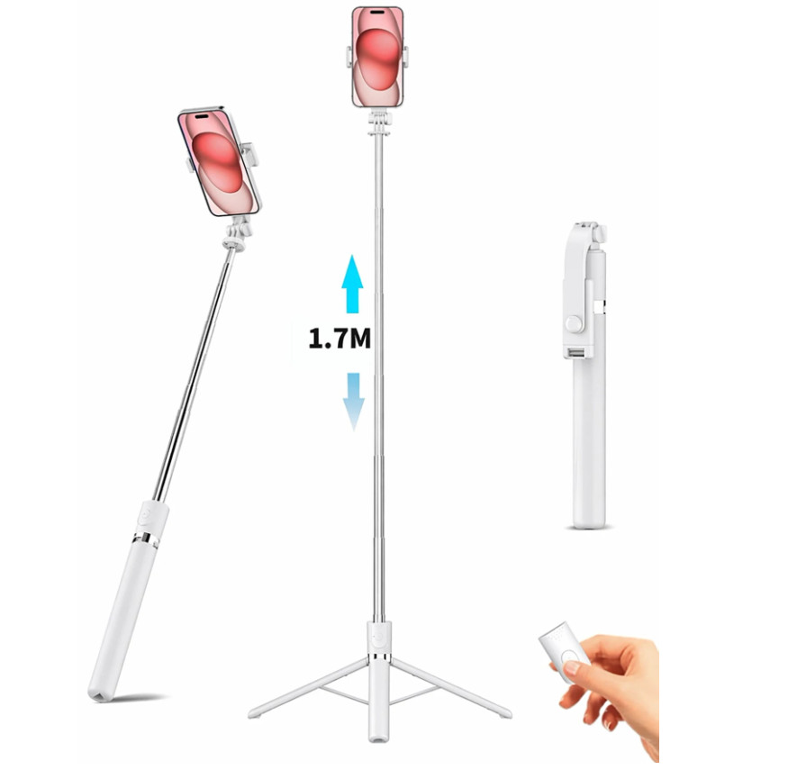 biały SELFIE STICK