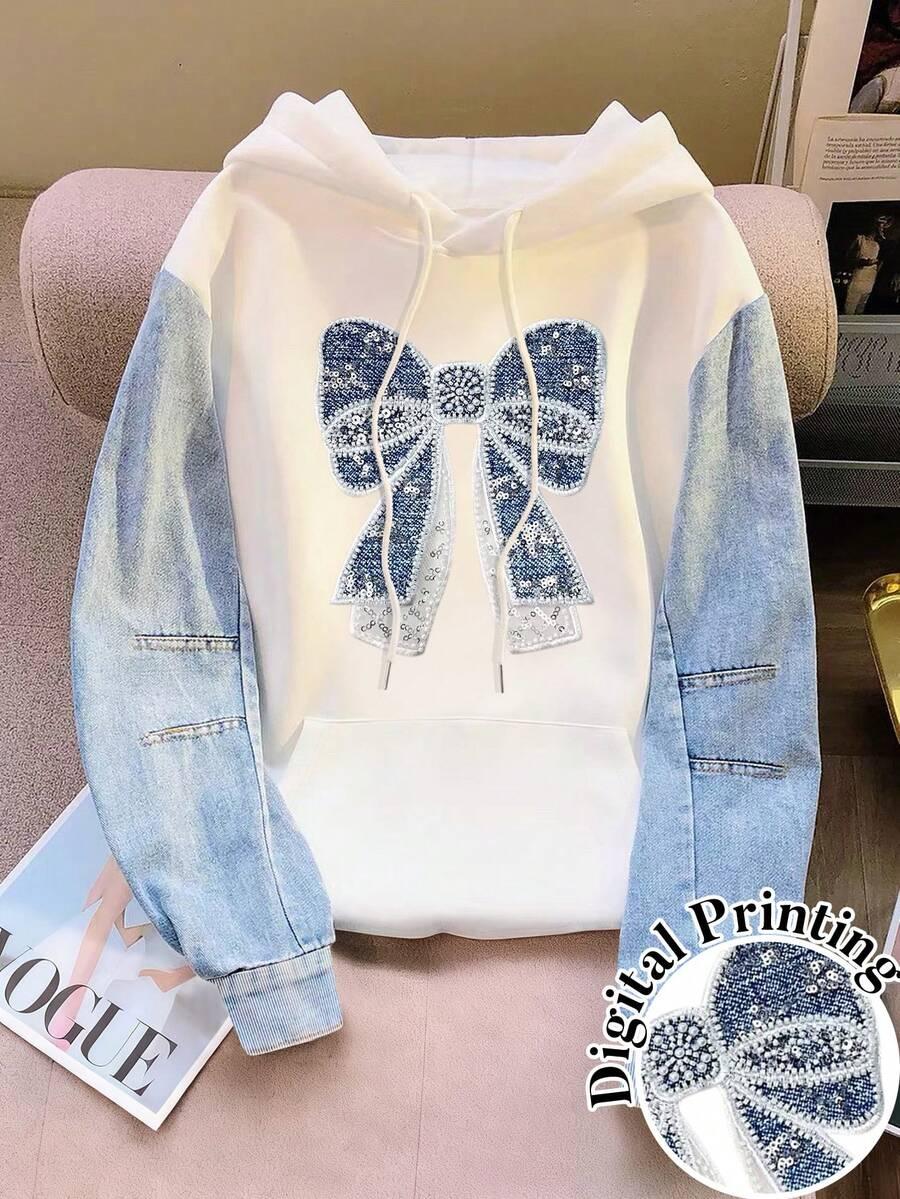 bluza długi rękaw kaptur 