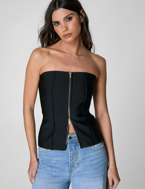 CZARNY TOP ZAMEK