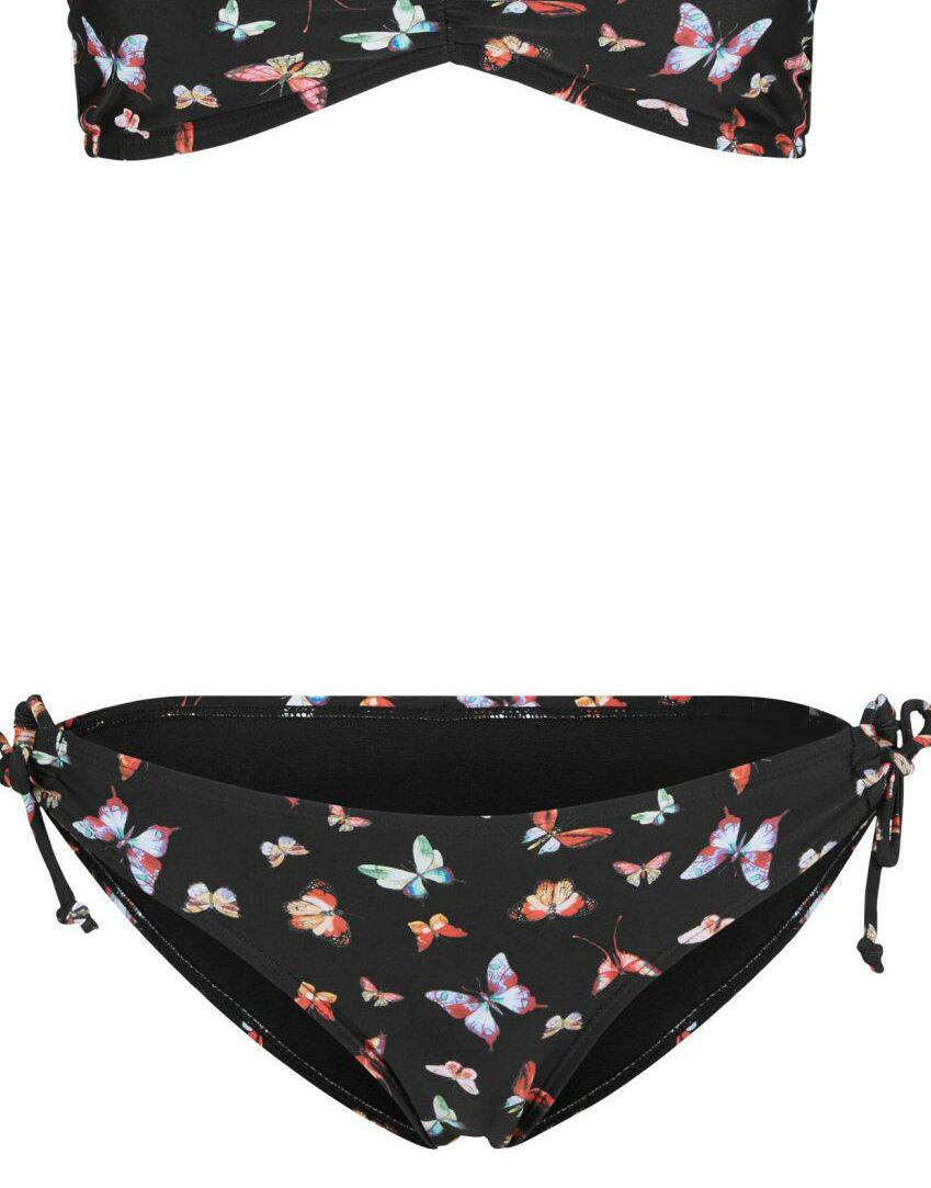 czarny dół od bikini wzór