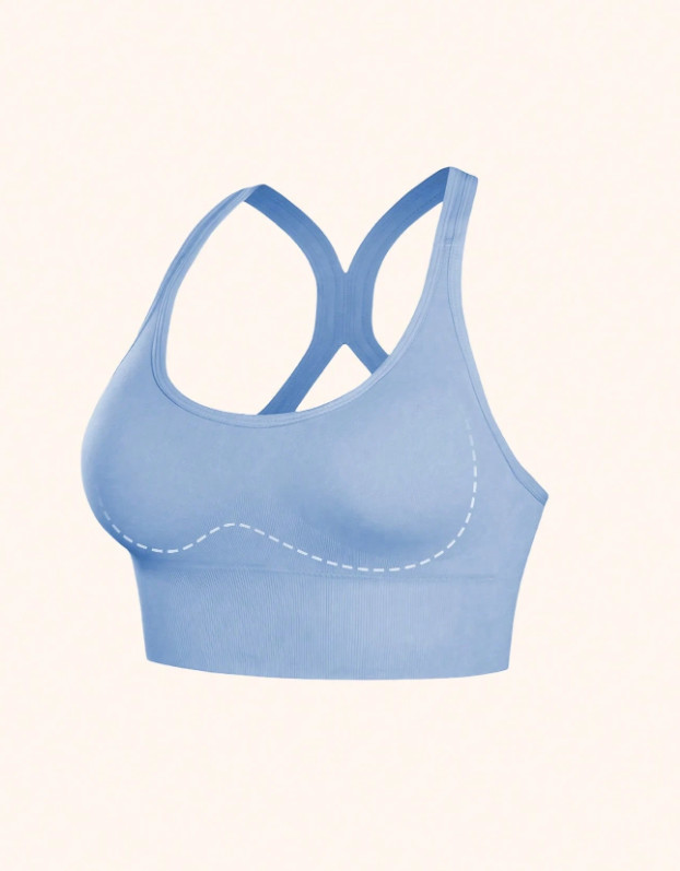 NIEBIESKI TOP SPORTOWY 