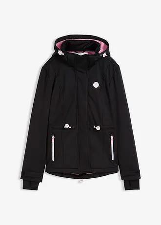 KURTKA DAMSKA SOFTSHELL Z KAPTUREM