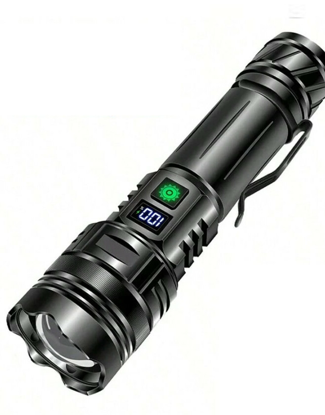 czarna latarnia led