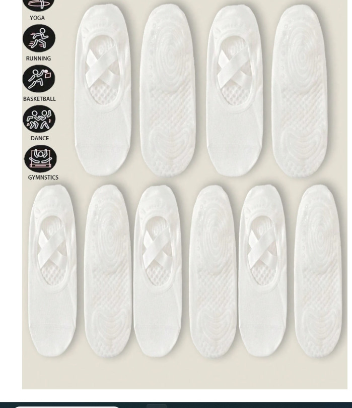 białe skarpetki 5-pack 