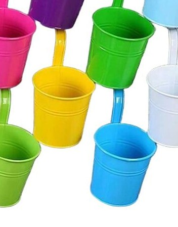 METALOWE DONICZKI WIADERKOWE 3-pack
