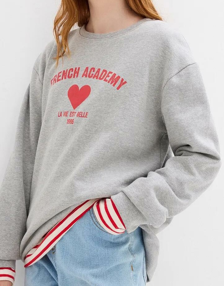 BLUZA Z NADRUKIEM