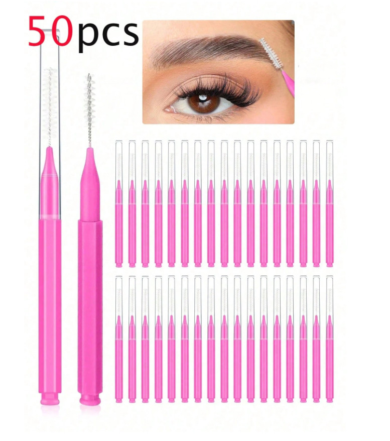szczoteczki do brwi 50-pack