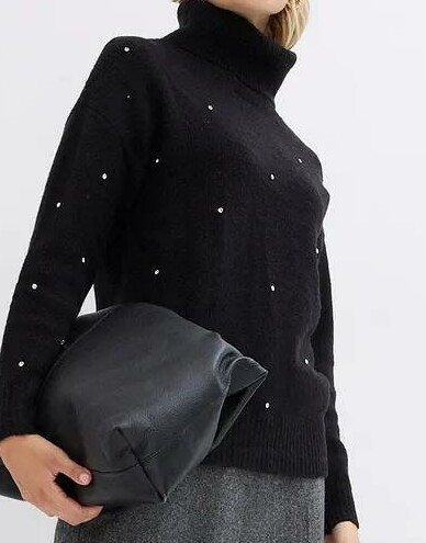 SWETER Z CYRKONIAMI 