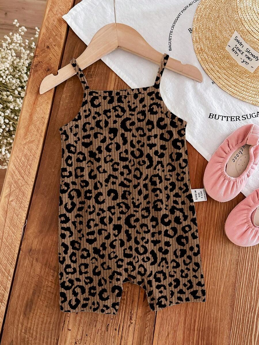 kombinezon na ramiączkach animal print