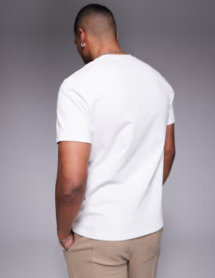 BIAŁY KLASYCZNY T-SHIRT