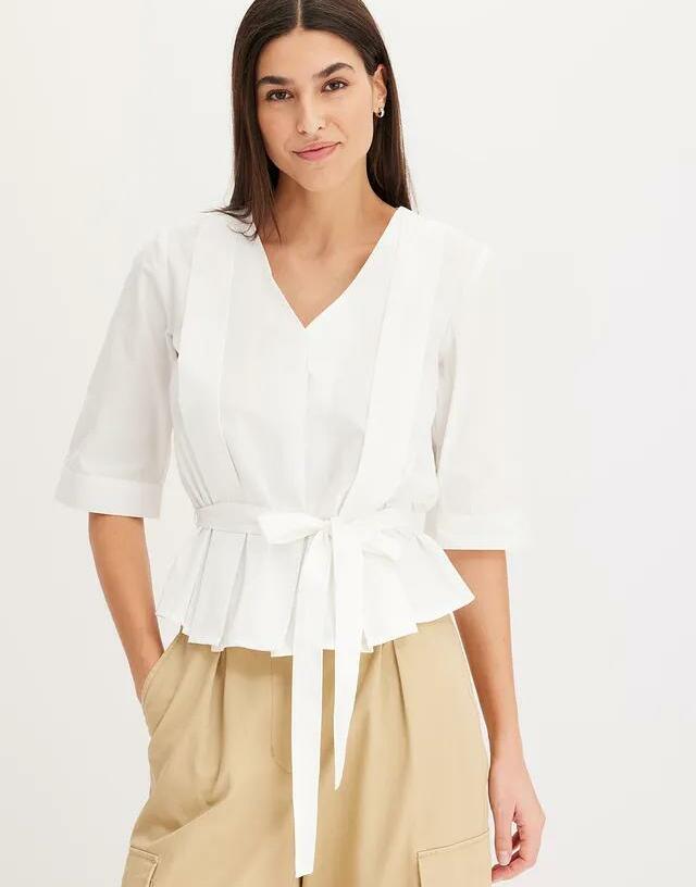 BIAŁA BLUZKA CASUAL
