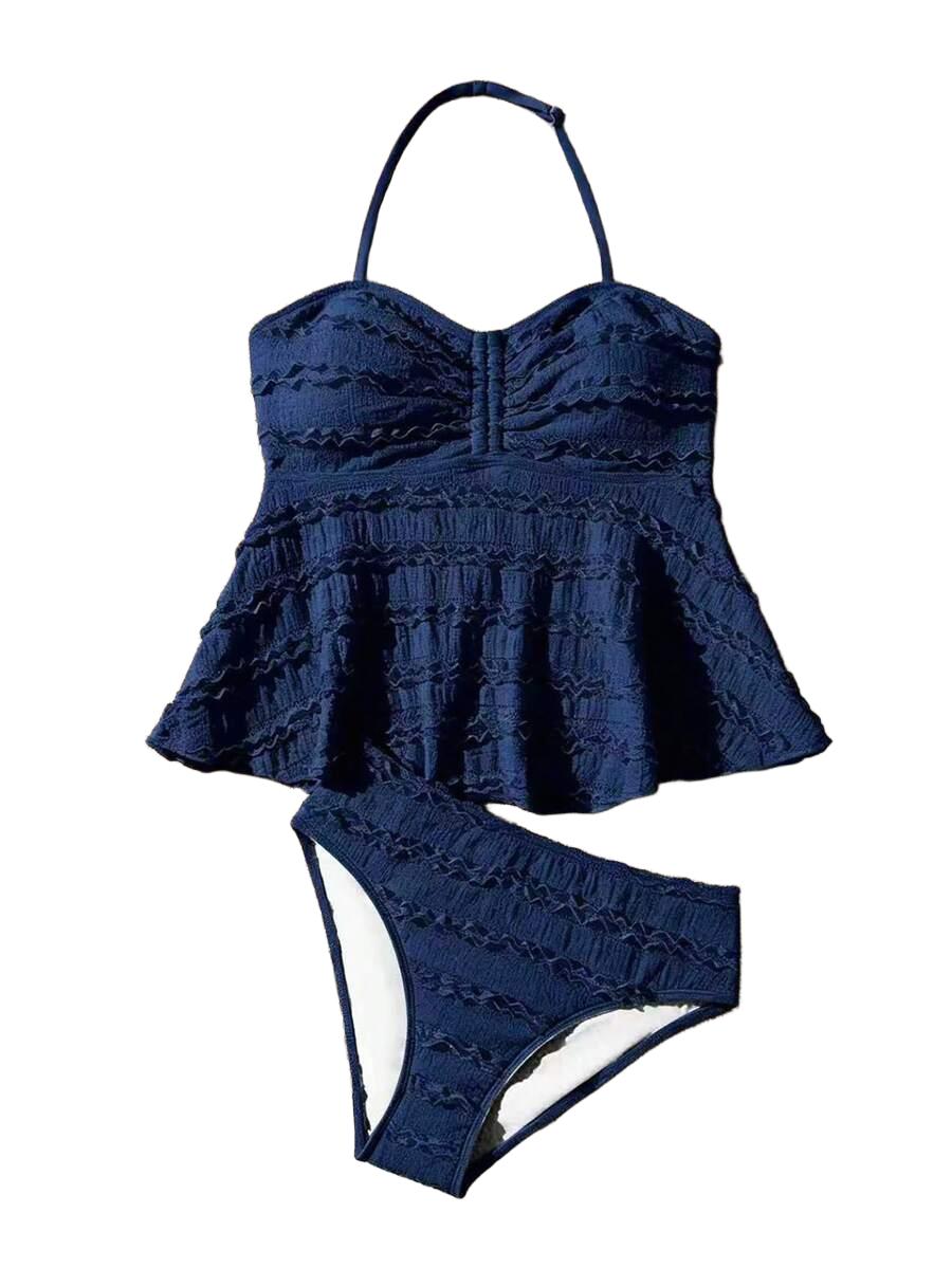 KOMPLET TANKINI Z FALBANAMI