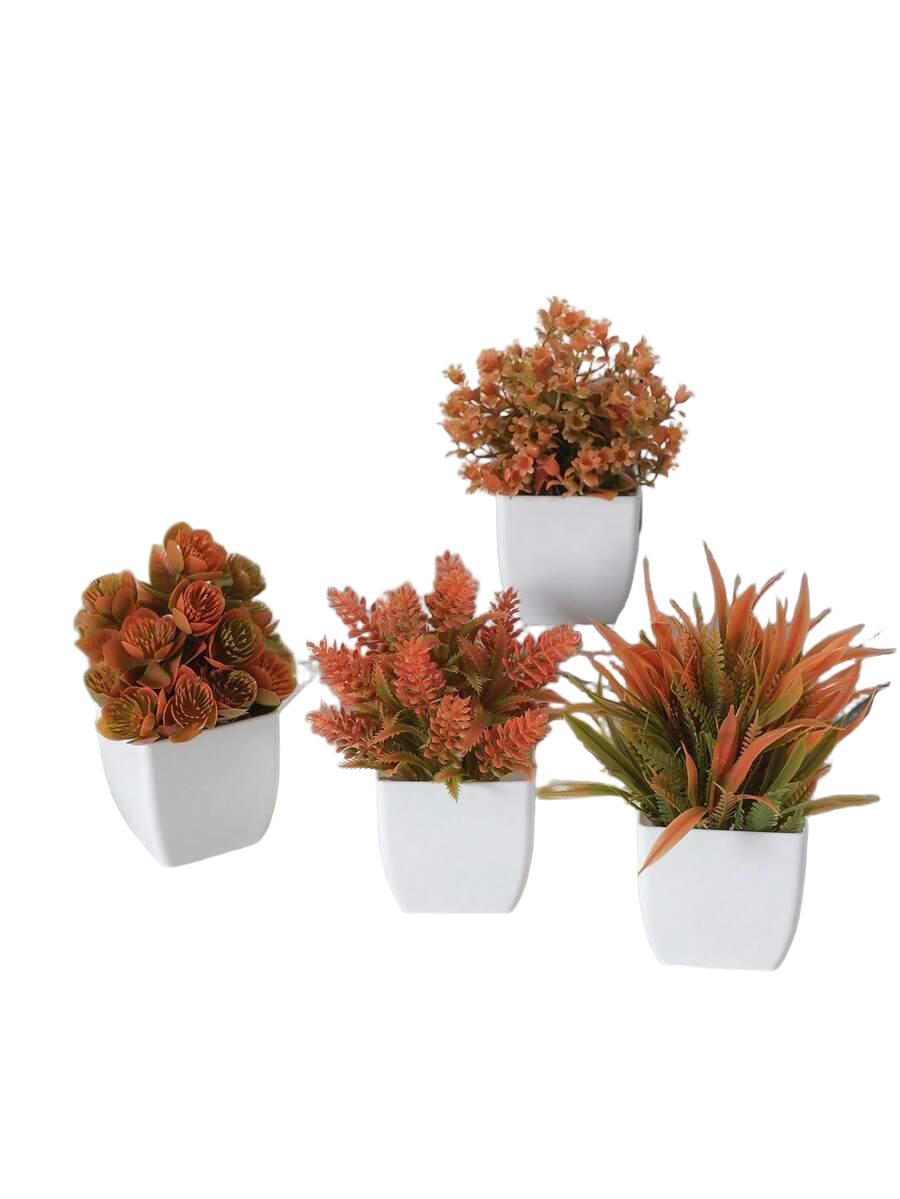 SZTUCZNE KWIATY DEKORACJA 4-pack