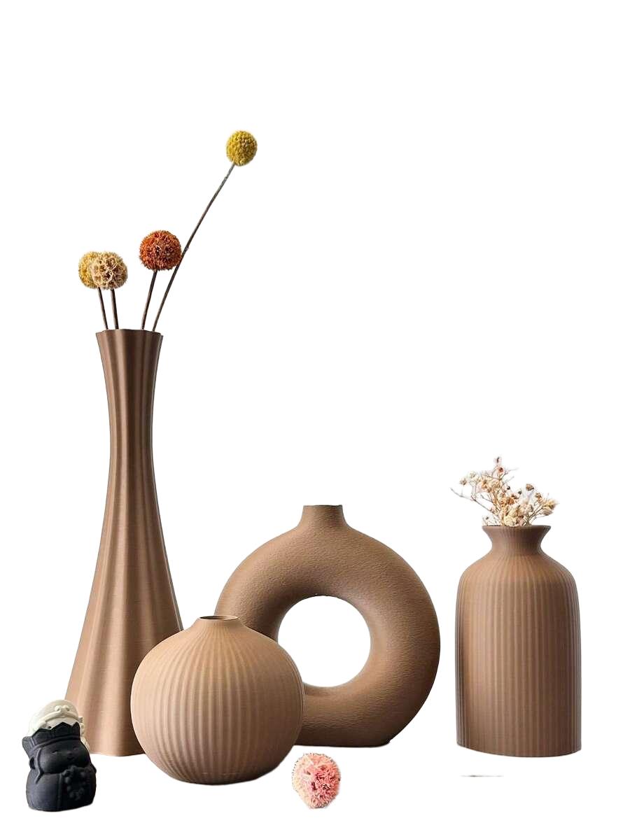 brązowe wazony 5-pack