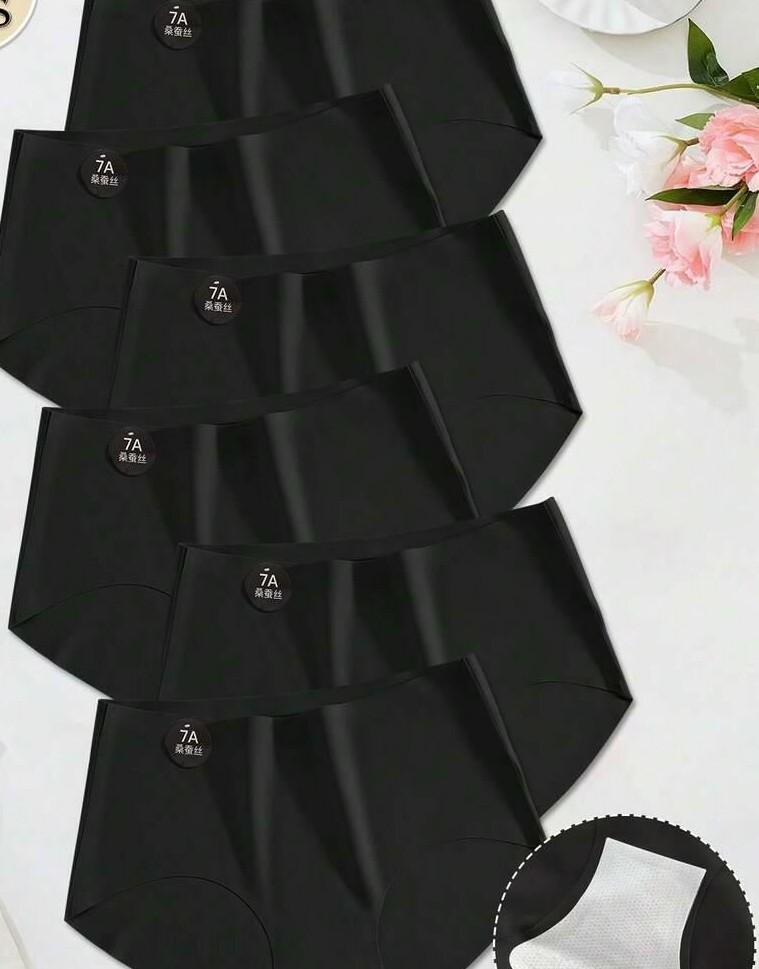 CZARNE MAJTKI FIGI 6-PACK