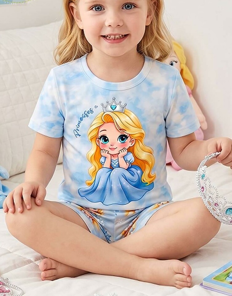 piżama komplet t-shirt spodenki