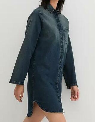 SUKIENKA JEANSOWA OVERSIZED