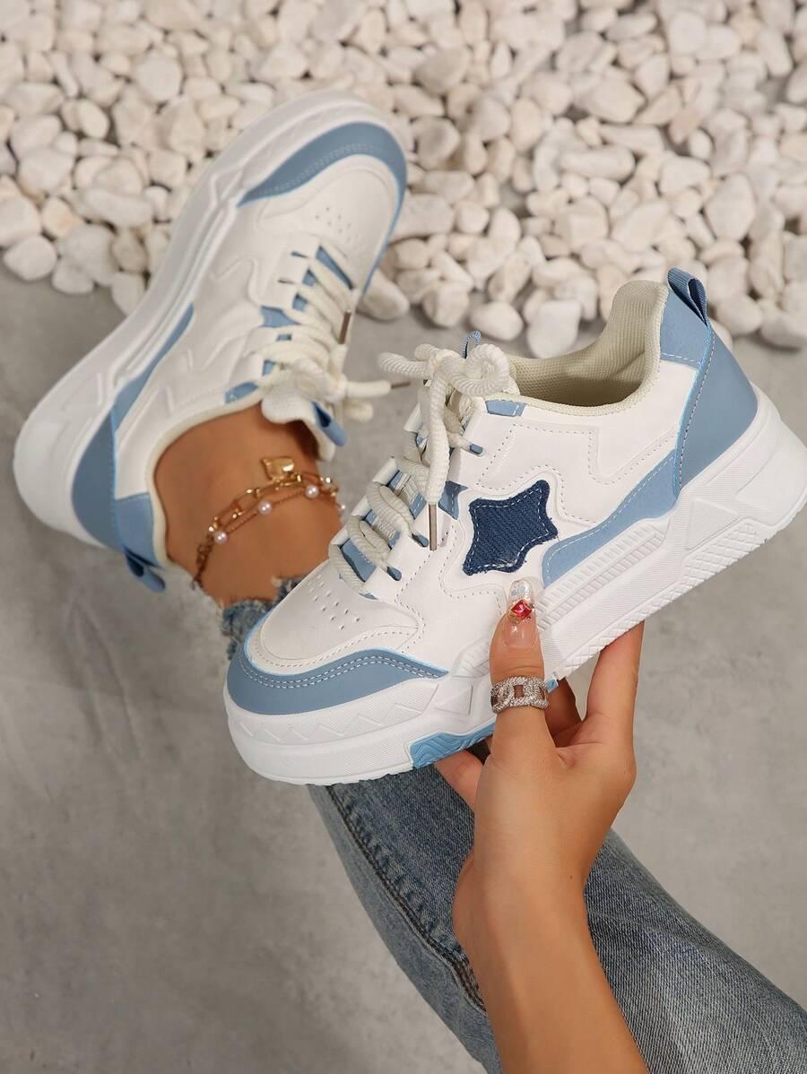 NIEBIESKIE BUTY SPORTOWE