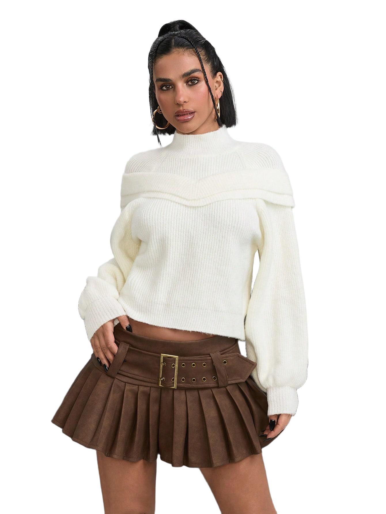 SWETER ZE STÓJKĄ