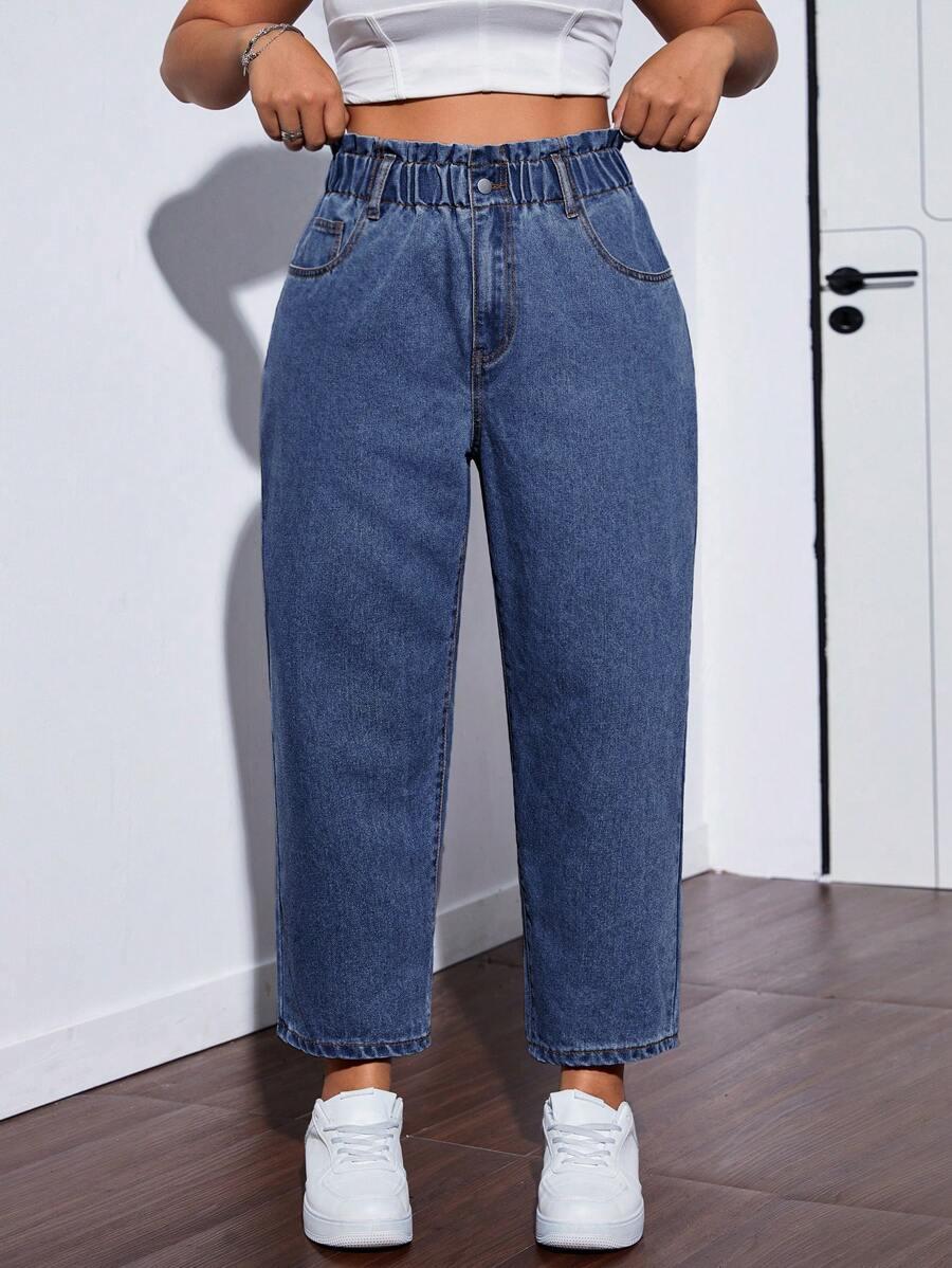 NIEBIESKIE SPODNIE JEANS