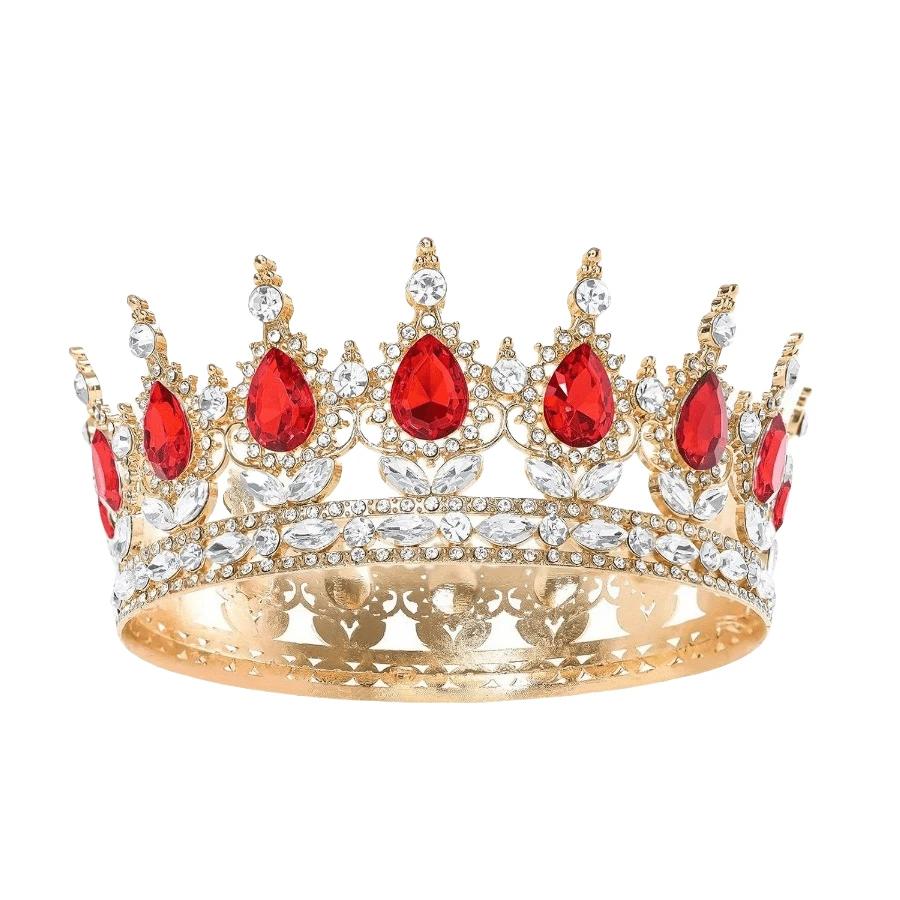 złota korona diadem zdobienia