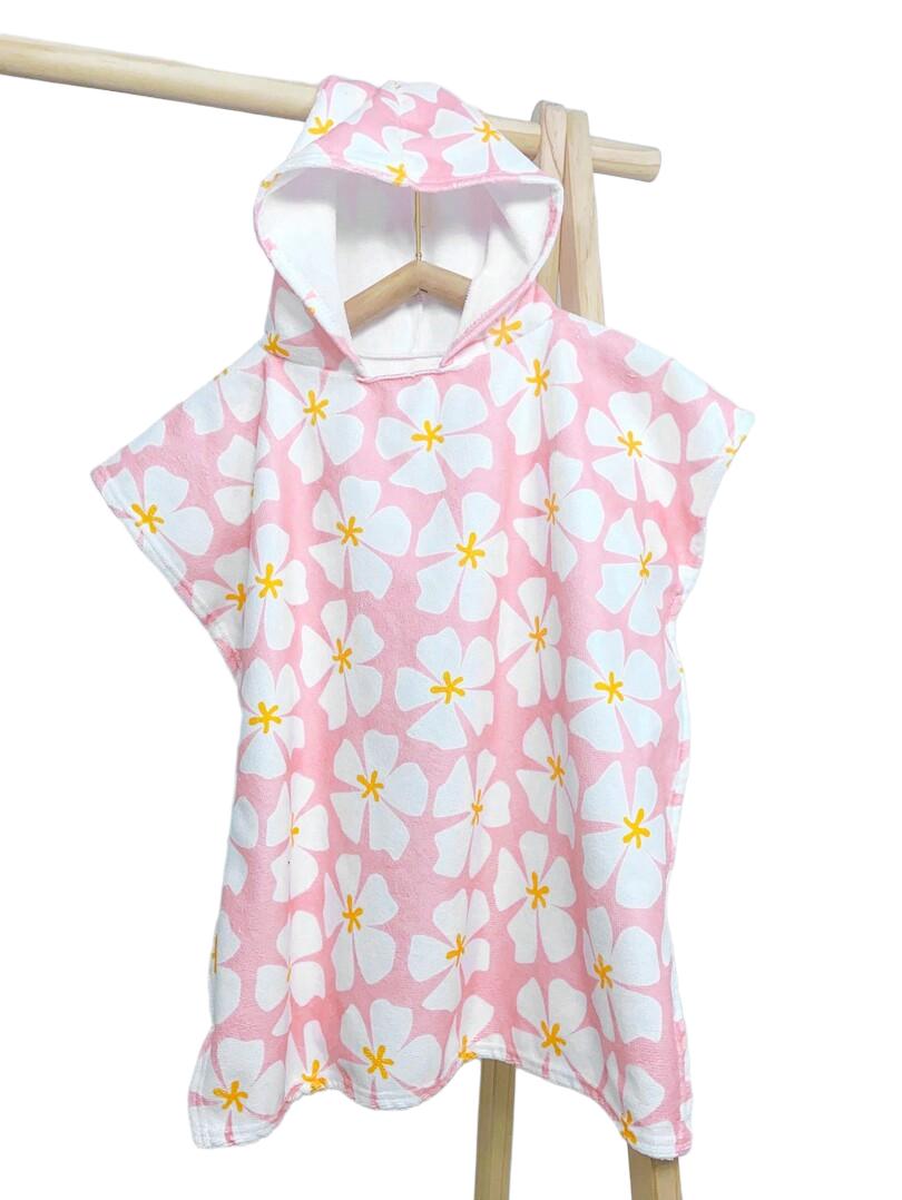 SZLAFROK KĄPIELOWY KWIATY