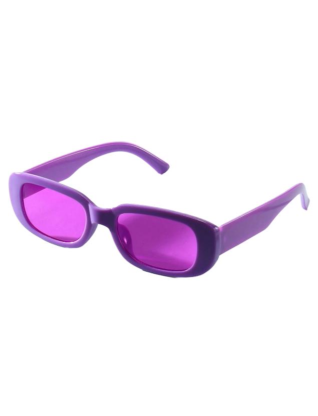 FIOLETOWE OKULARY PRZECIWSŁONECZNE 