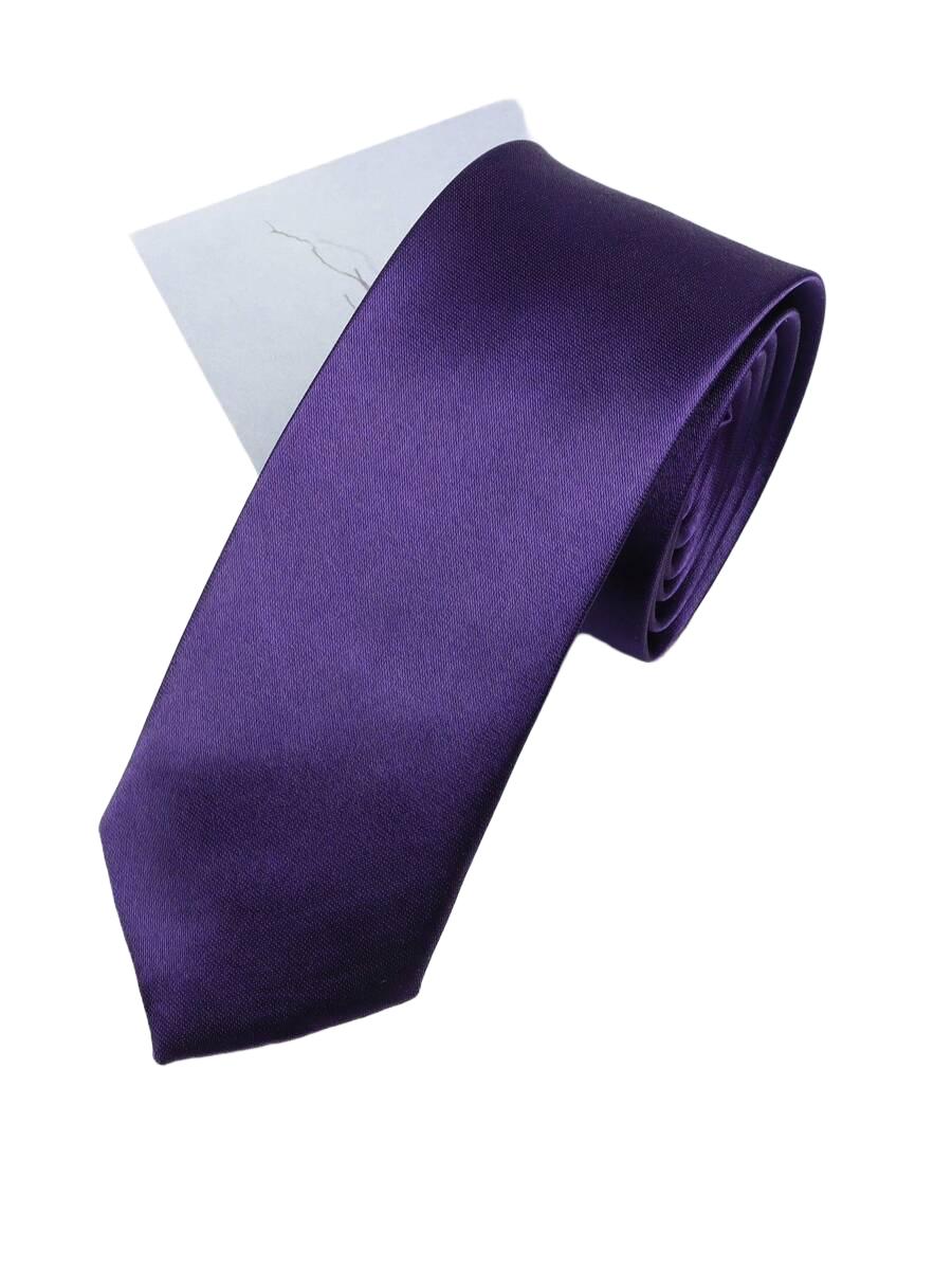 fioletowy elegancki krawat
