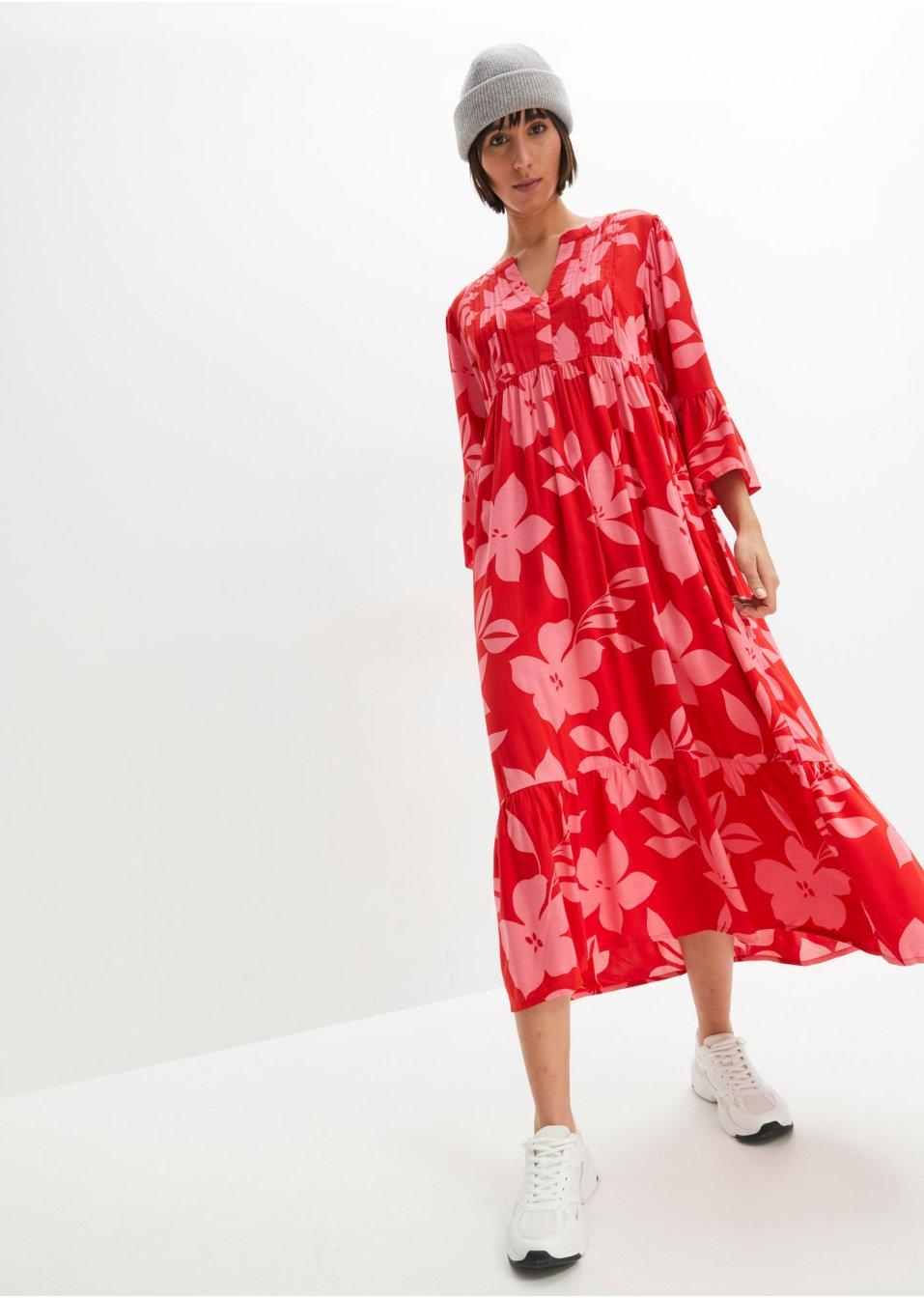 SUKIENKA V-NECK PRINT