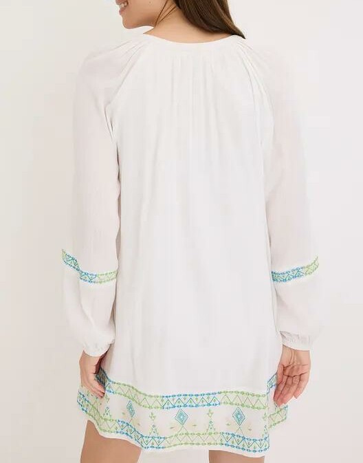 SUKIENKA BOHO MINI Z HAFTEM