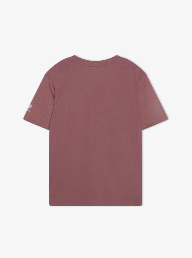 różowy t-shirt nadruk logo