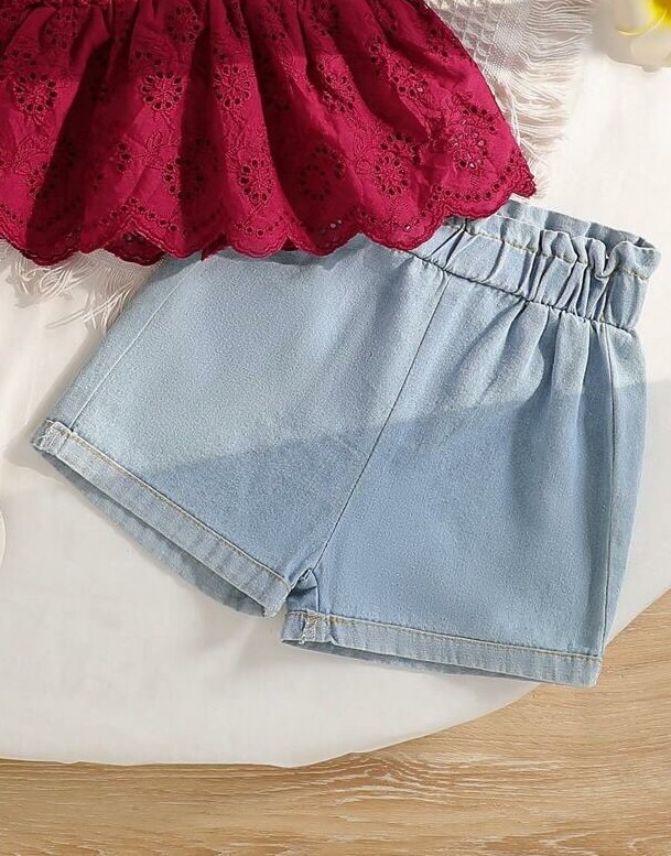NIEBIESKIE SPODENKI JEANS