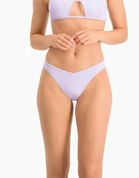 FIOLETOWY DÓŁ OD BIKINI LOGO 935075-04