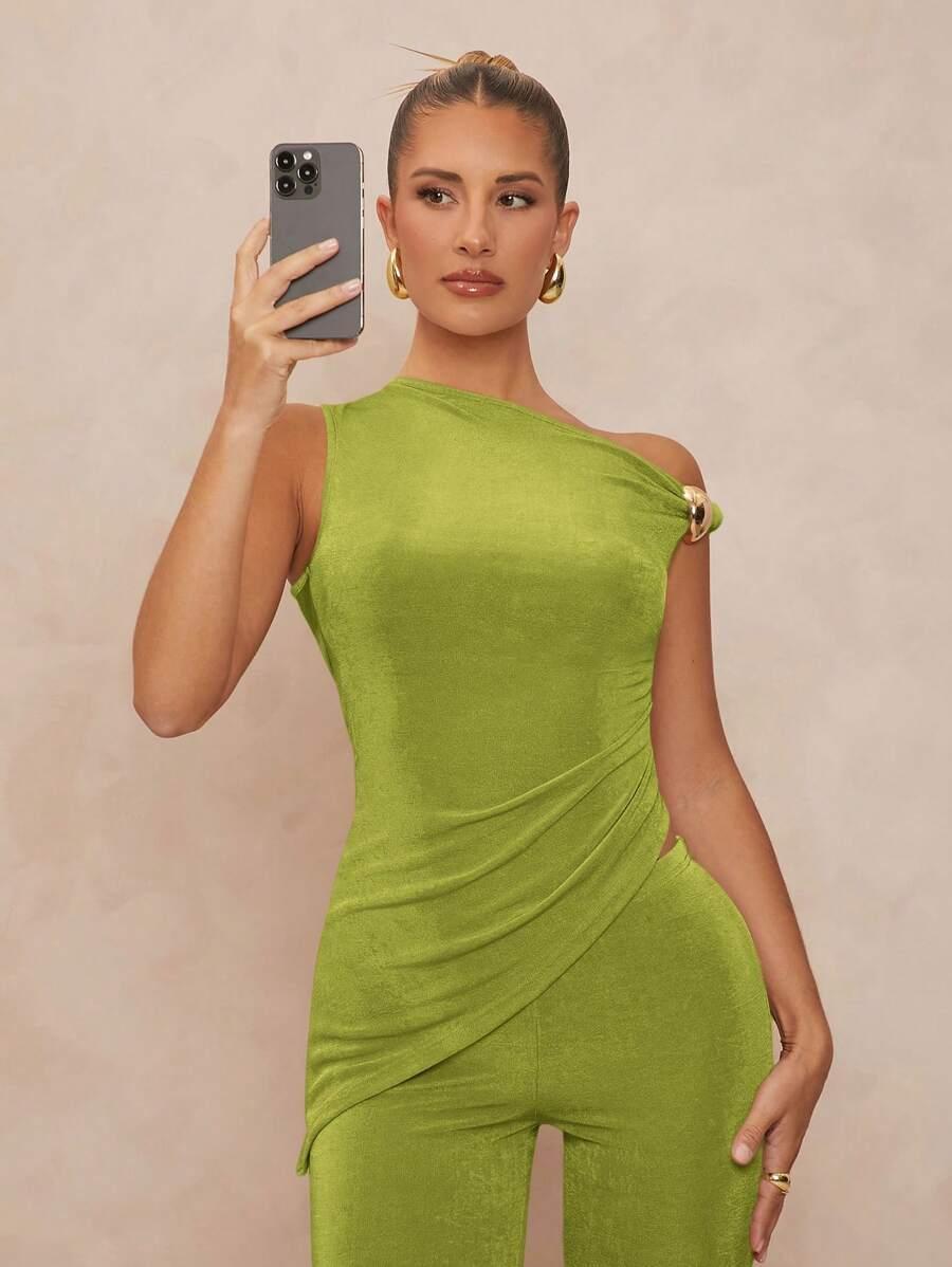 ZIELONY ASYMETRYCZNY TOP