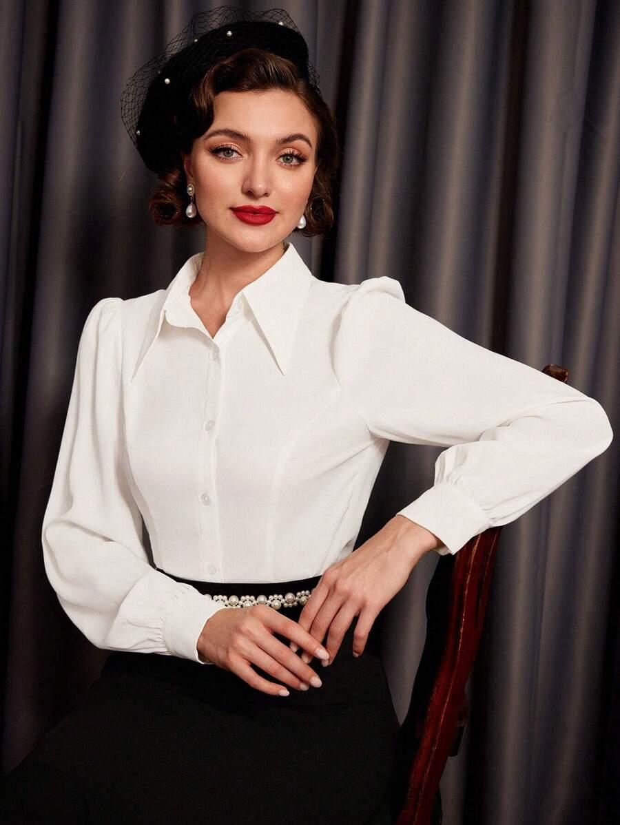 BIAŁA KOSZULA GUZIKI