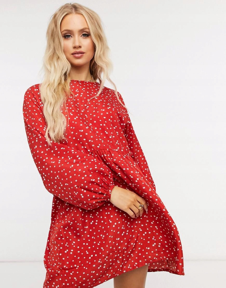 mini sukienka kwiaty