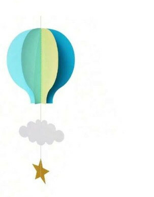 DEKORACYJNY WISZĄCY BALON