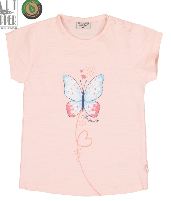 różowy t-shirt nadruk