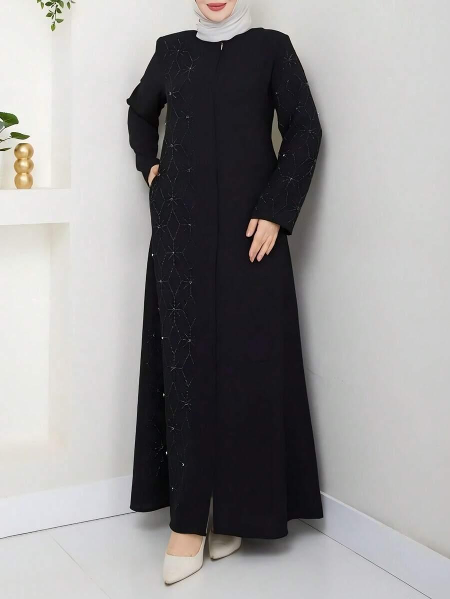 czarna sukienka maxi