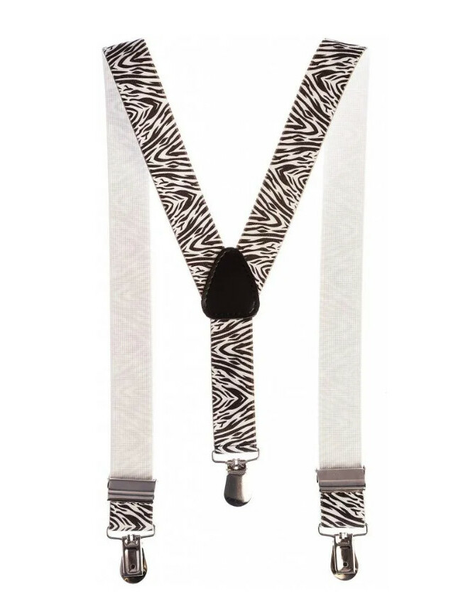 szelki print zebra