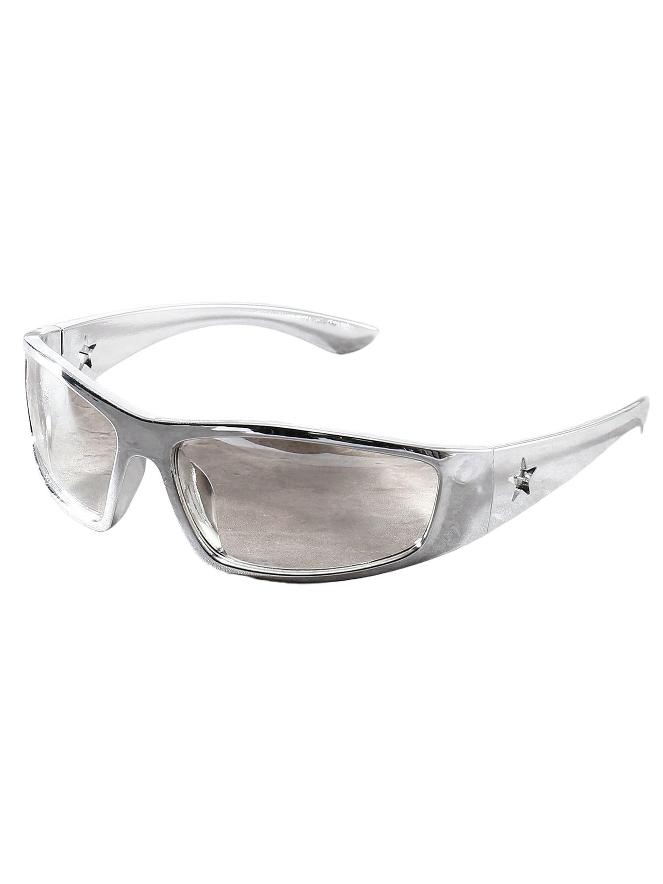 srebrne okulary zerówki