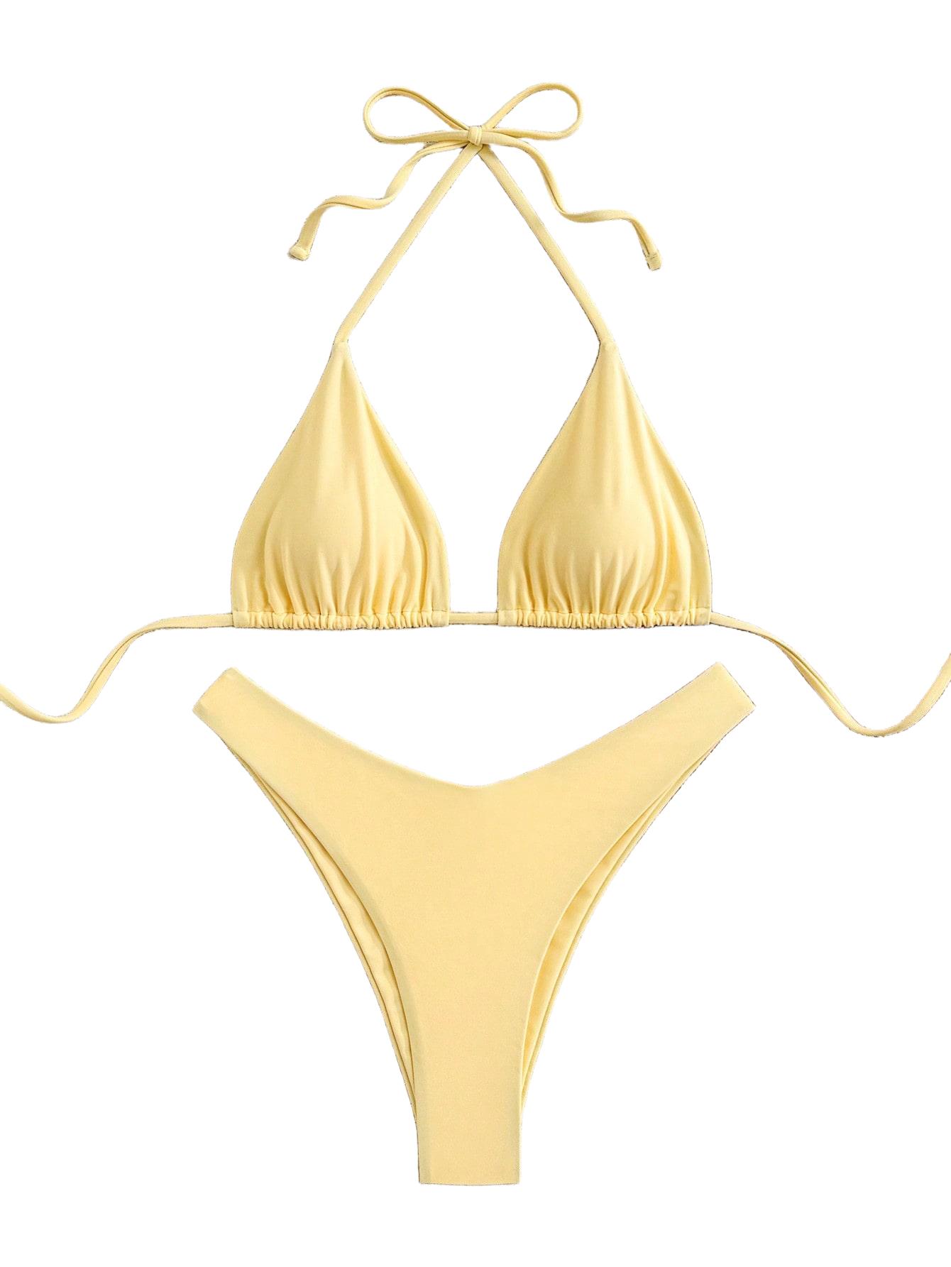 DWUCZĘŚCIOWE BIKINI WIĄZANA GÓRA