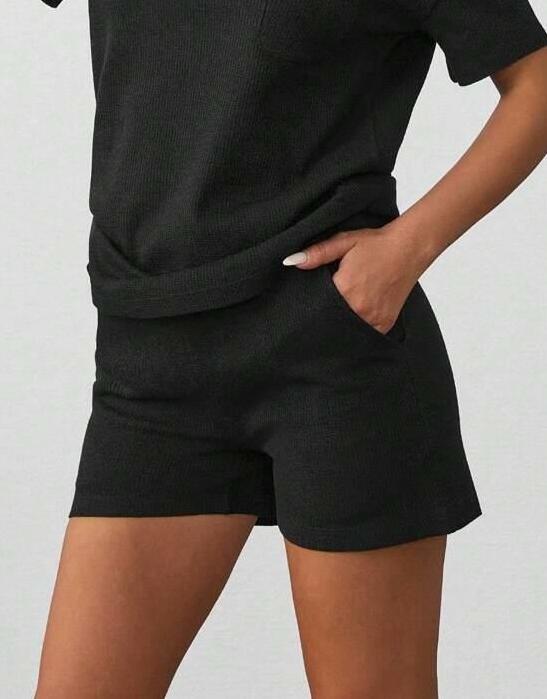 CZARNE SPODENKI CASUAL