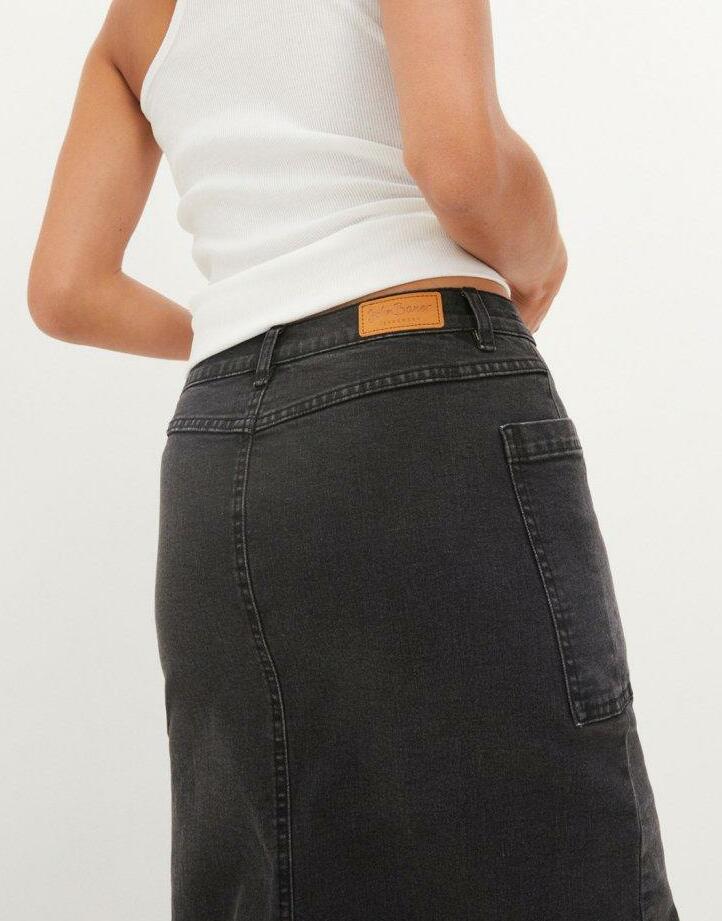 SPÓDNICA JEANSOWA MIDI